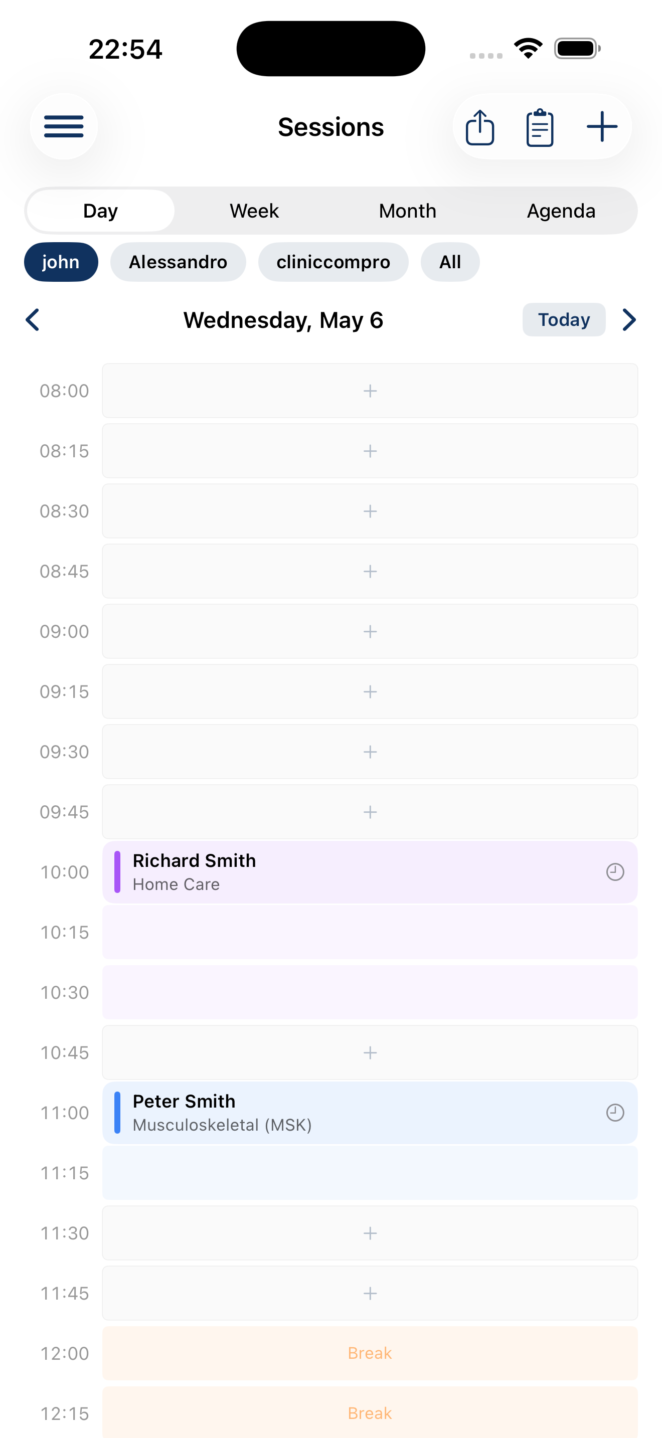 Day Calendar